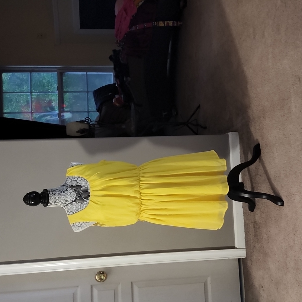 Yellow dress
